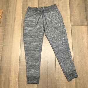 L.L. Bean Jogger Pants Womens Size PXS Gray Bean's Cozy Marled Lounge Elastic